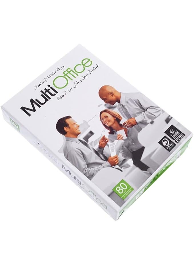 Multi Office Cardboard paper, Multi Office A4 copy paper, 80 gsm - 500 sheets in 5 packs (2500) - Image 2